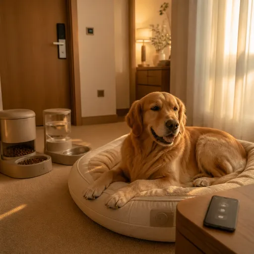 The connected pet room: how app-based check-in and smart rooms reshape the dog's stay