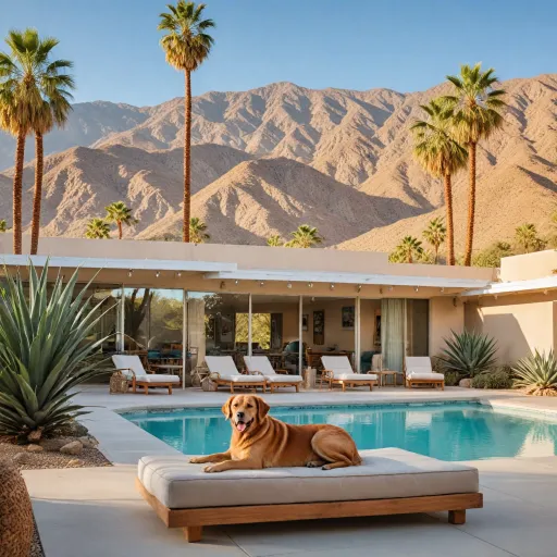 Elegant pet friendly hotels in Palm Springs CA for indulgent desert escapes