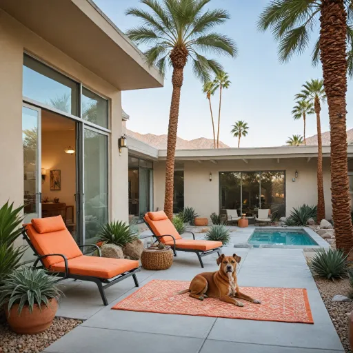 Elegant pet friendly hotels in Palm Springs for a refined desert escape