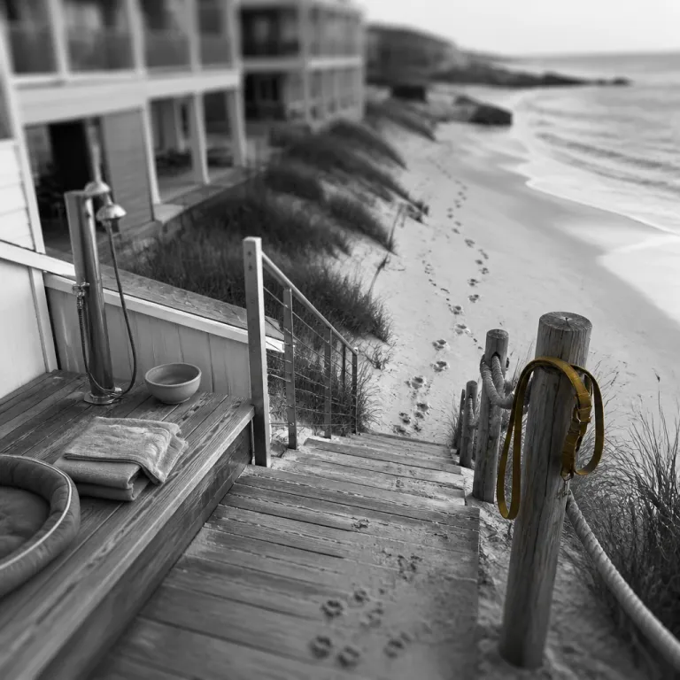 Pet-friendly beach hotel: what the sand and salt actually do to the promise