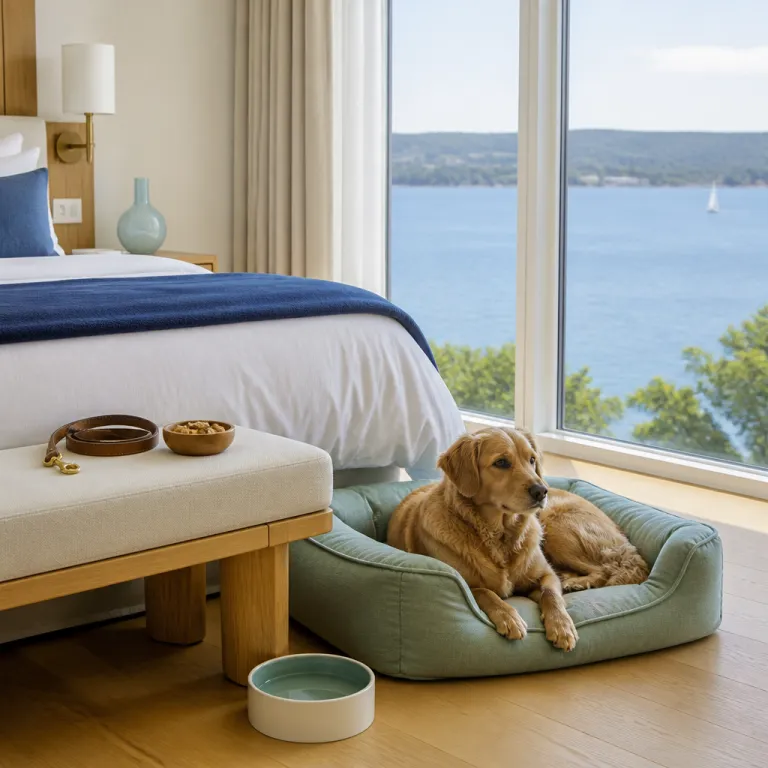Elegant pet friendly hotels in Traverse City for refined stays with your dog