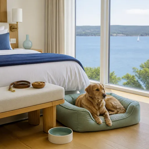 Elegant pet friendly hotels in Traverse City for refined stays with your dog